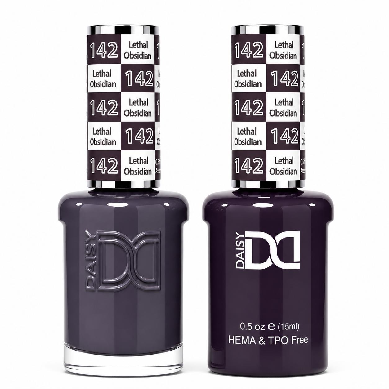 #142 - DND - Hema-Free & TPO-Free Gel & Lacquer - Lethal Obsidian