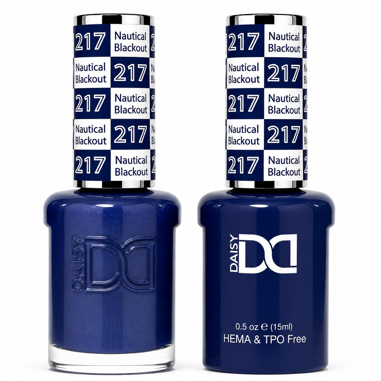 #217 - DND - Hema-Free & TPO-Free Gel & Lacquer - Nautical Blackout