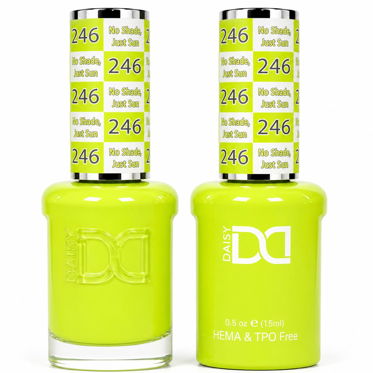 #246 - DND - Hema-Free & TPO-Free Gel & Lacquer - No Shape, Just Sun