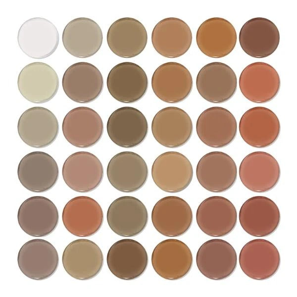 DND Duo Matching Color (HEMA/TPO Free) - 36 Colors Board 1 - Every Hue (#001 - #036) w/ 1 Color Chart