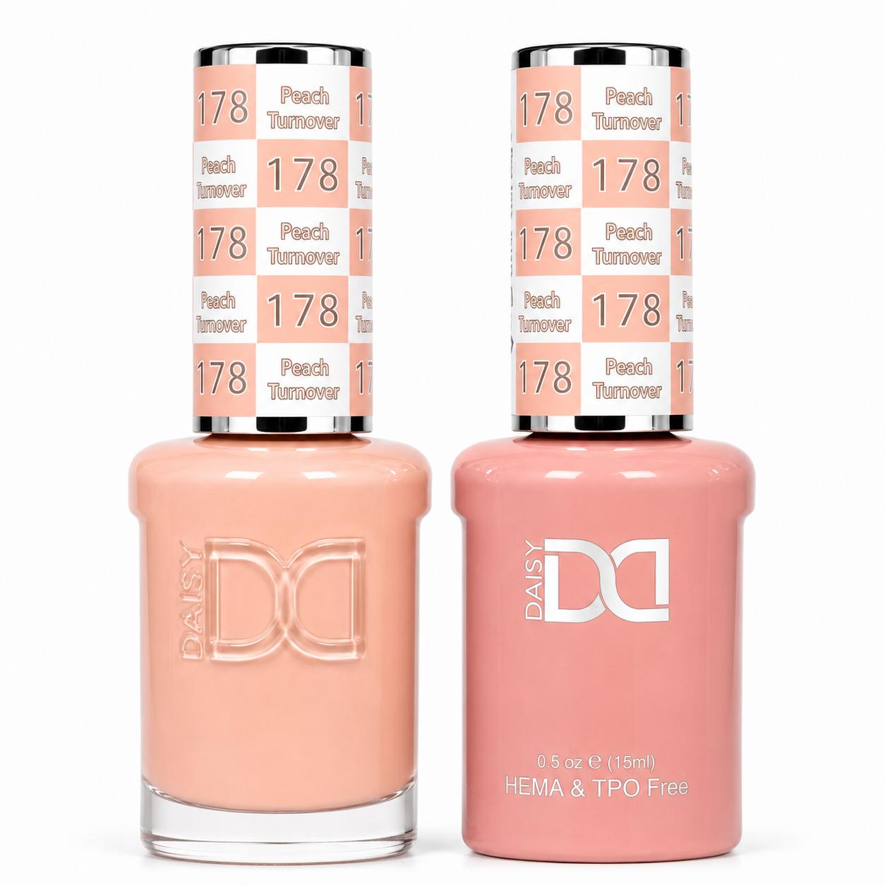 #178 - DND - Hema-Free & TPO-Free Gel & Lacquer - Peach Turnover