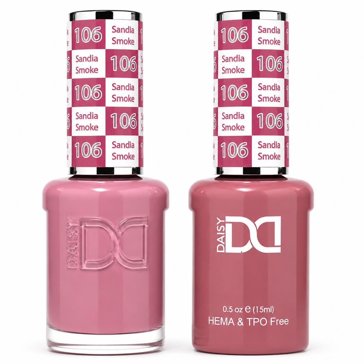 #106 - DND - Hema-Free & TPO-Free Gel & Lacquer - Sandia Smoke