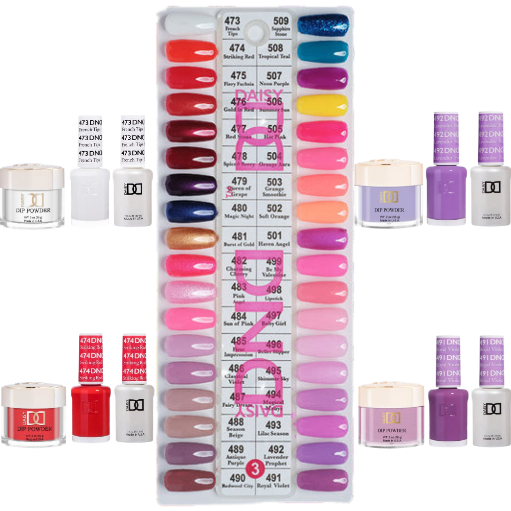 DND Trio by Set + Tip 3 ( 36 colors #473- #509)