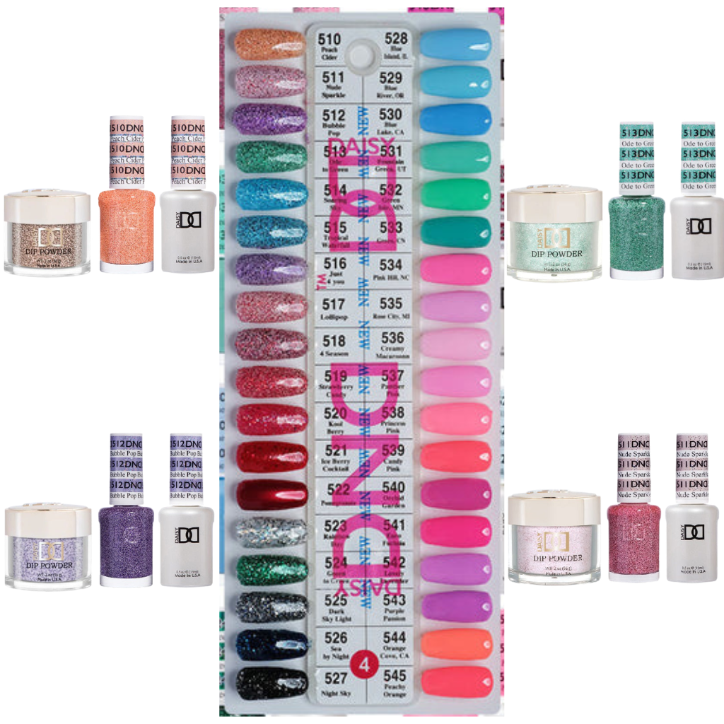 DND Trio by Set + Tip 4 ( 36 colors #510- #545)