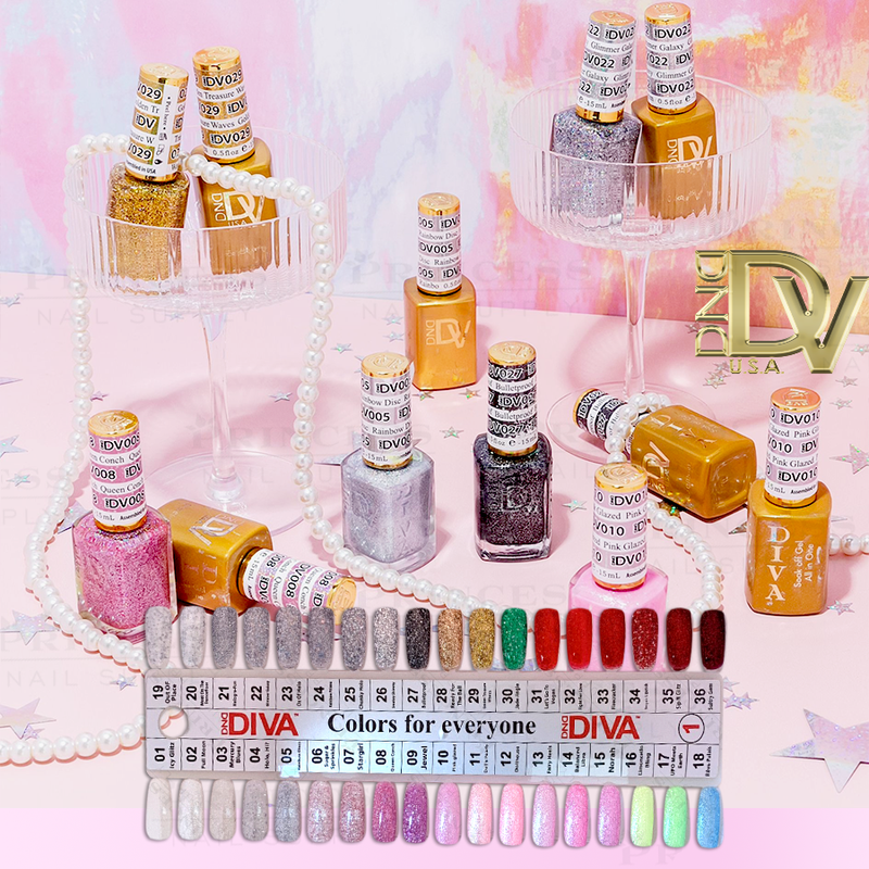 DND Diva Duo by Set + Tip 1 ( 36 colors #01 - #36 )