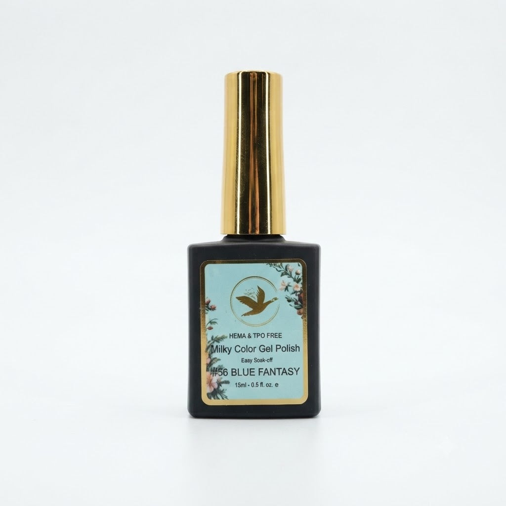 LUX Milky Color Gel Polish - #56 Blue Fantasy