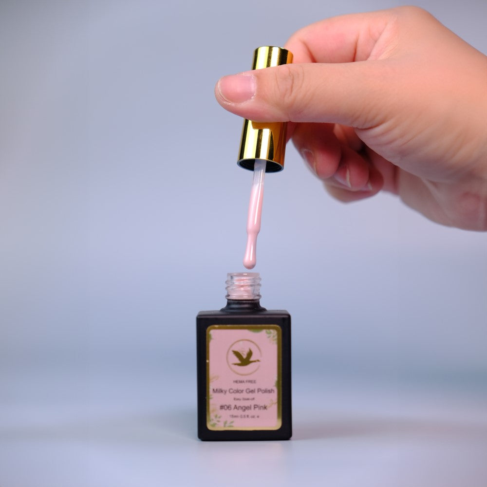 Milky Gel Color Polish – #06 Angel Pink