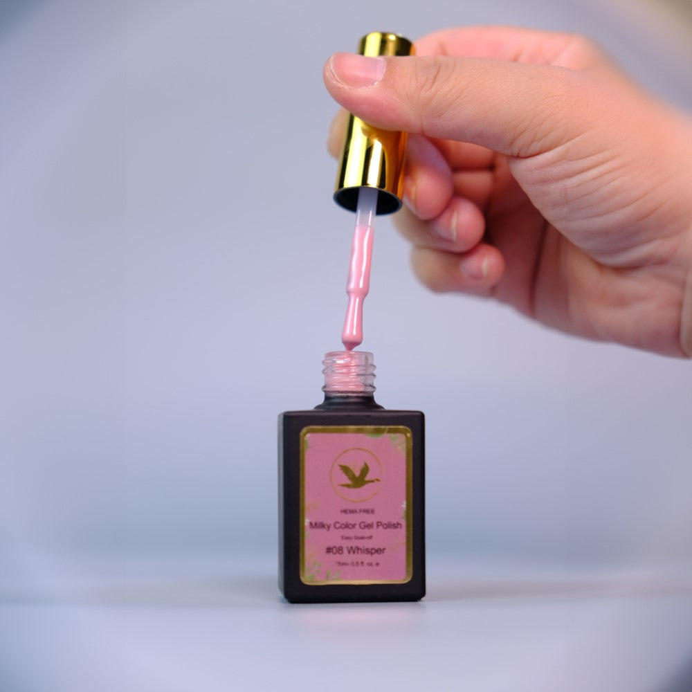 Milky Gel Color Polish – #08 Whisper