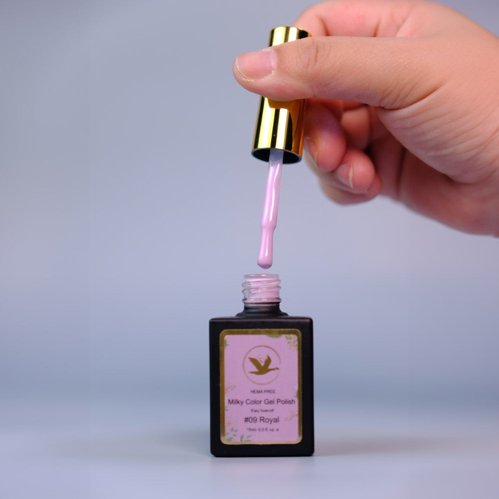 Milky Gel Color Polish – #09 Royal