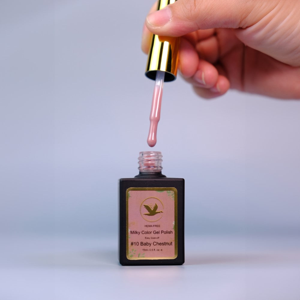 Milky Gel Color Polish – #10 Baby Chestnut