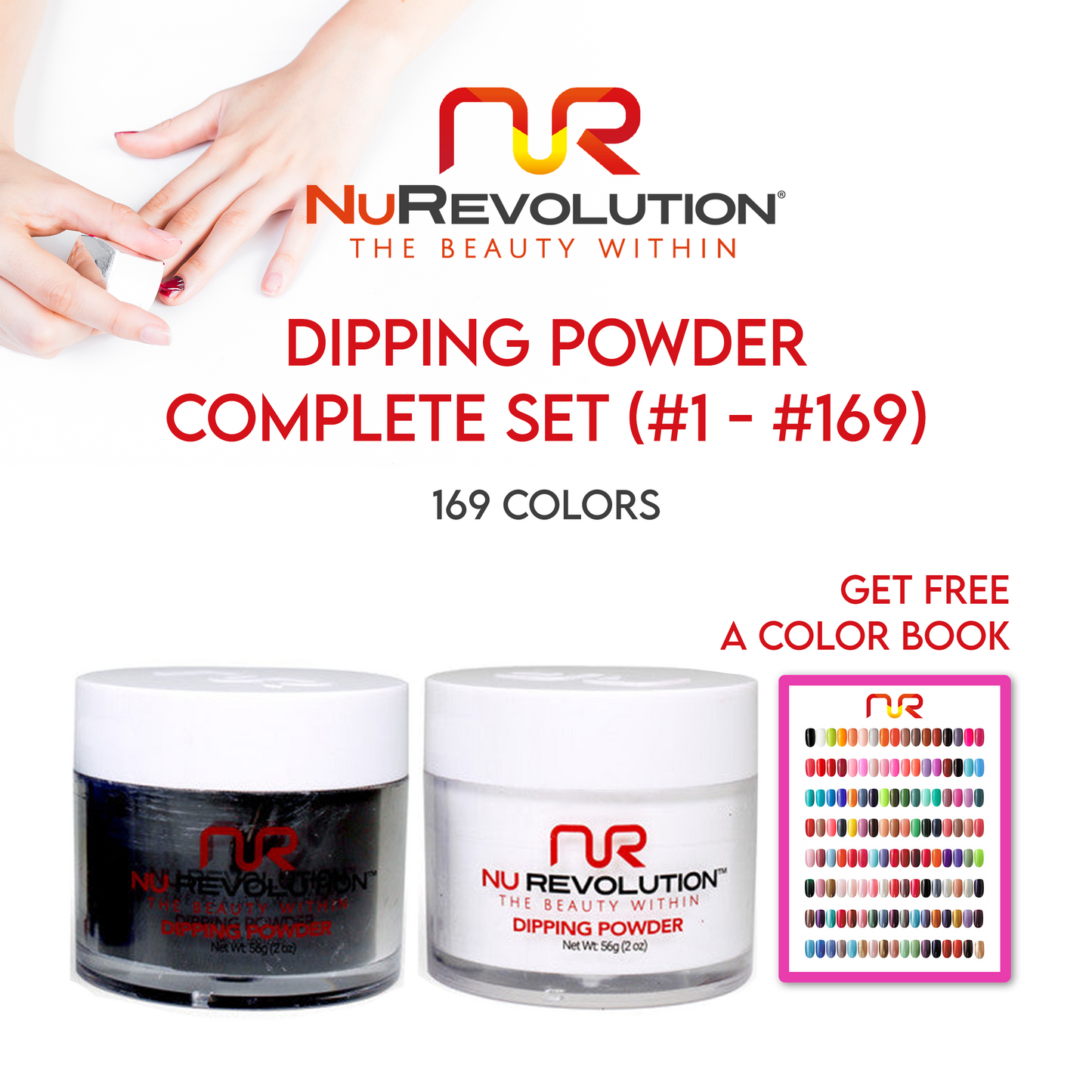 NR Dipping Powder 169 Colors Collection