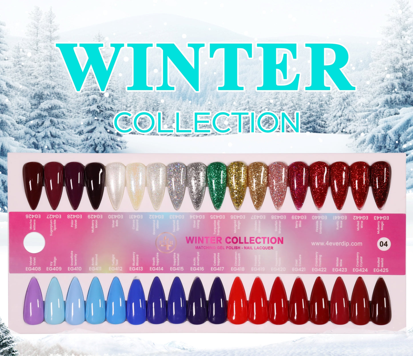 4EVER SEASON DUO Winter Collection 36 Color ( #408 - #443 )