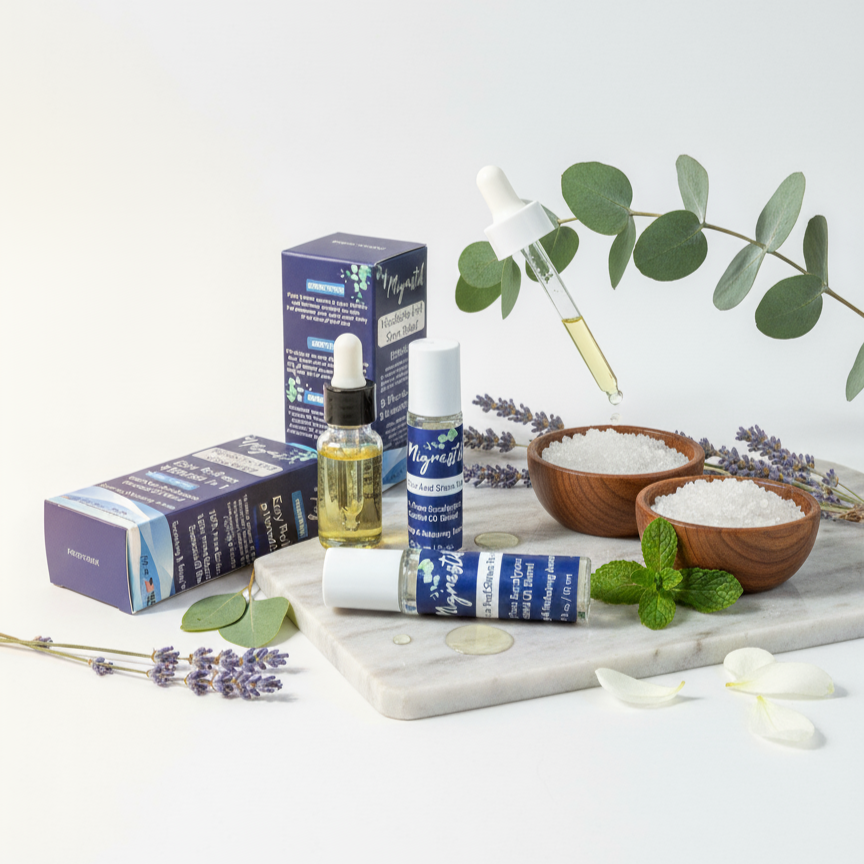 30pcs ( 13% OFF ) Migrastik Headache & Sinus Relief Roll-On (Eucalyptus Essential Oil Blend)