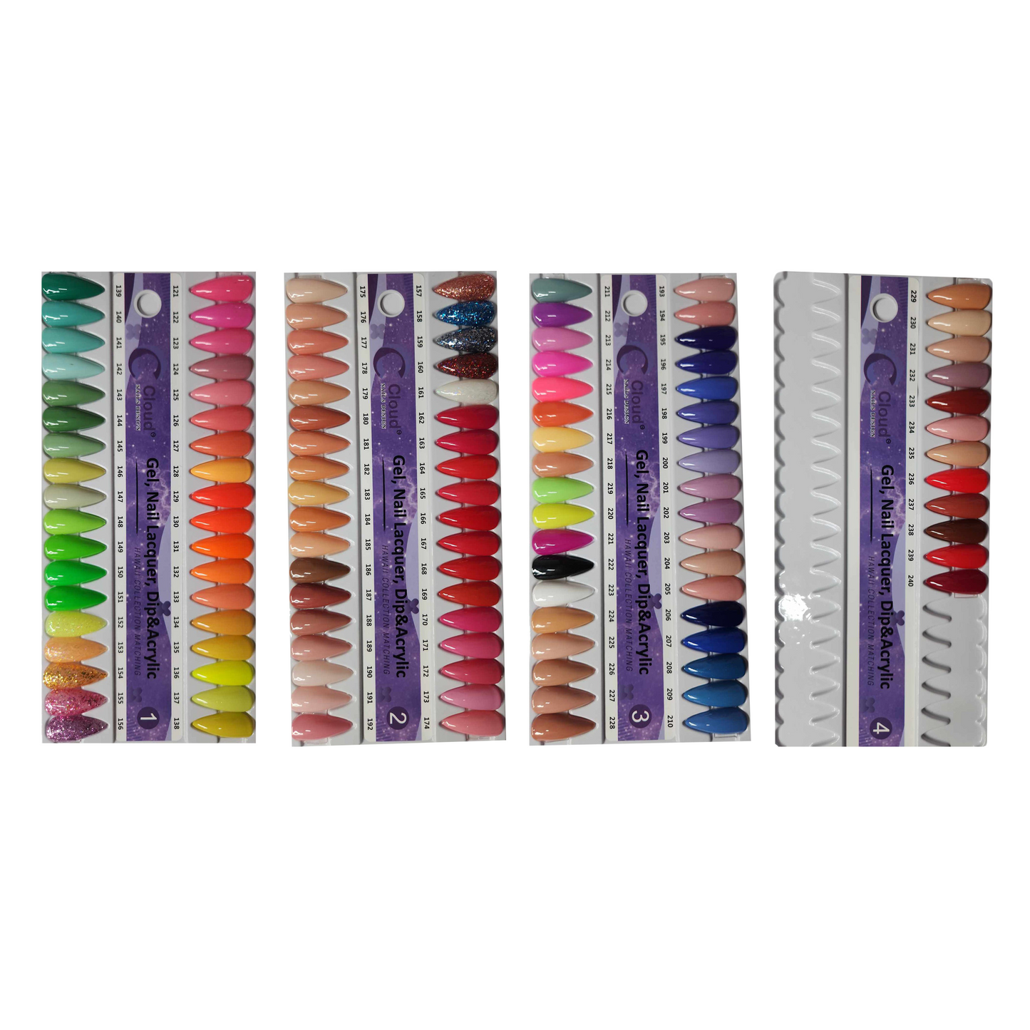 CHISEL HAWAII TRIO COLLECTION (120 colors 4in1) free 2 color books - 1 sample tips