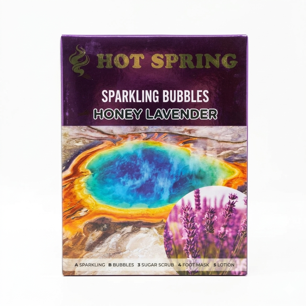 Hot Spring Sparkling Bubbles 5in1 - Honey Lavender