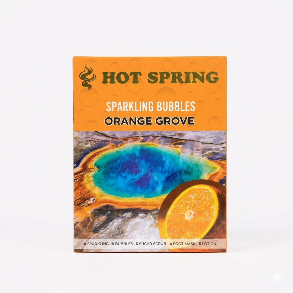 Hot Spring Sparkling Bubbles 5in1 - Orange Grove