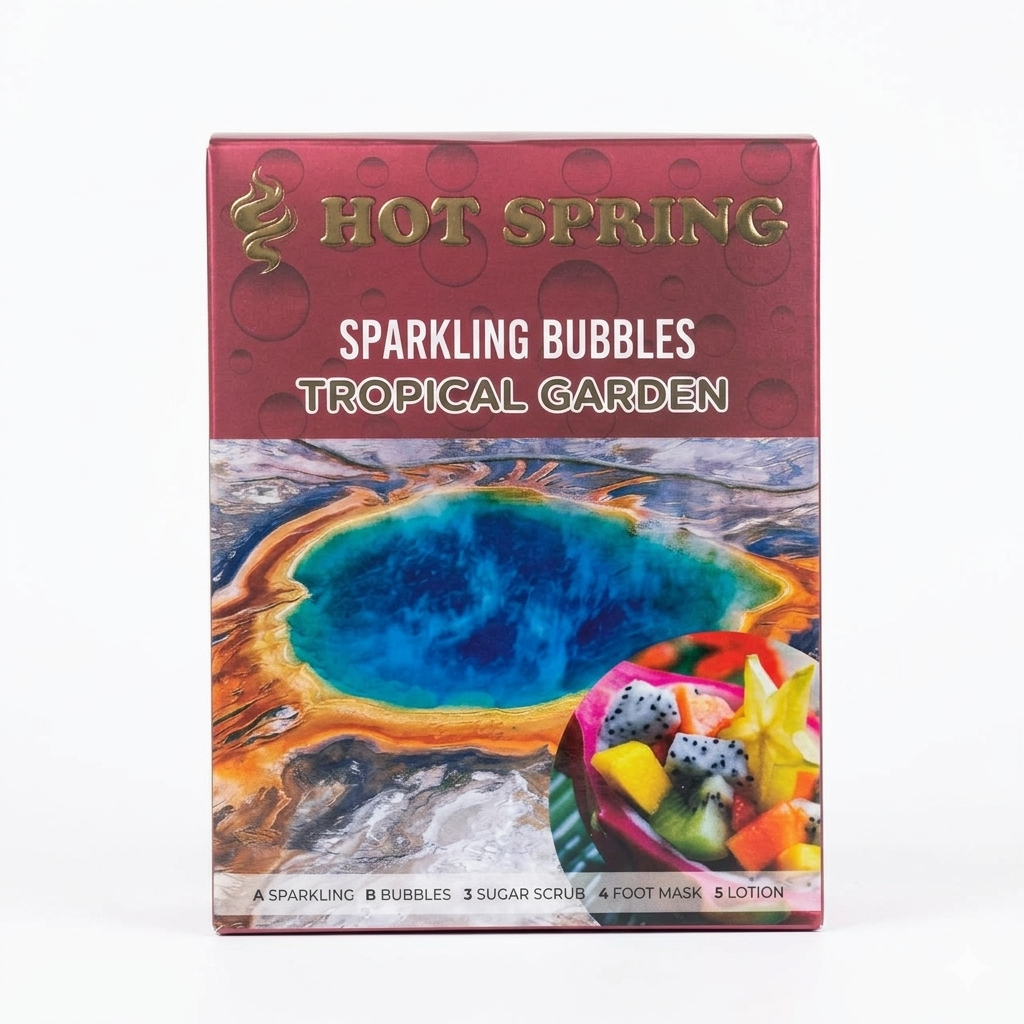 Hot Spring Sparkling Bubbles 5in1 - Tropical Garden