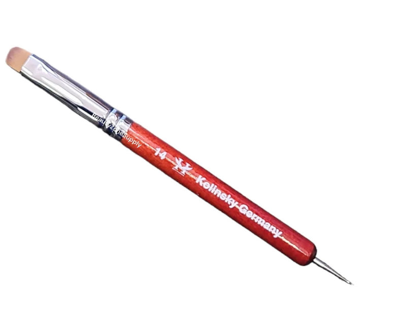 Precision French Brush #14 - Perfect for French Manicure Application