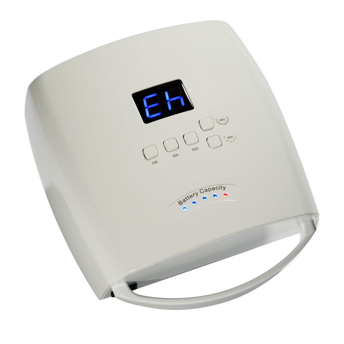 WHITE Cordless Rechargeable UV/LED Lamp — WHITE LIGHT