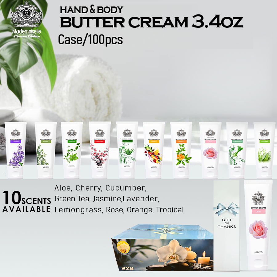 Mademoiselle Hand & Body Butter Cream 25oz - 750ml - Orange