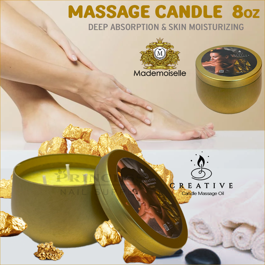Mademoiselle Massage Candle 8oz Golden
