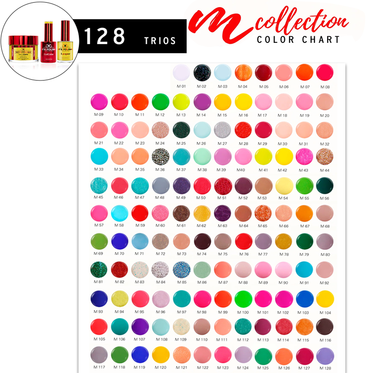 NotPolish Combo - 128 colors (#M001-#M128)($18 each combo)