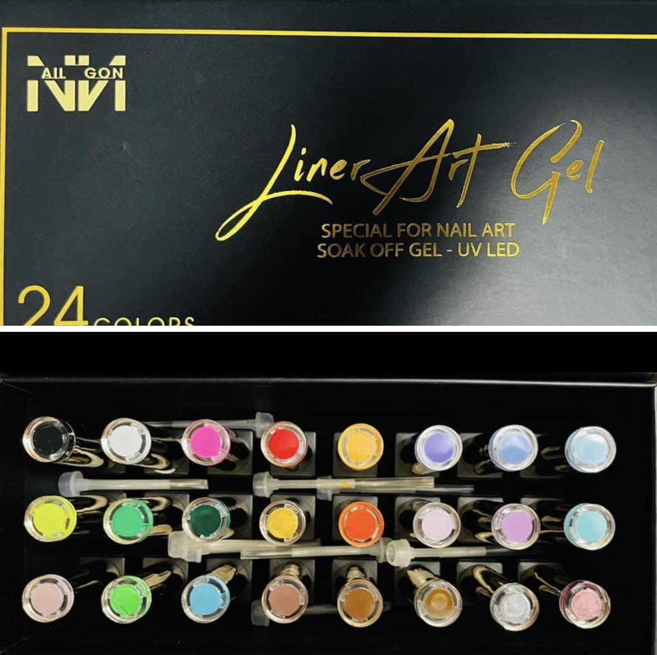 NailNgon 24 line gel art for $80