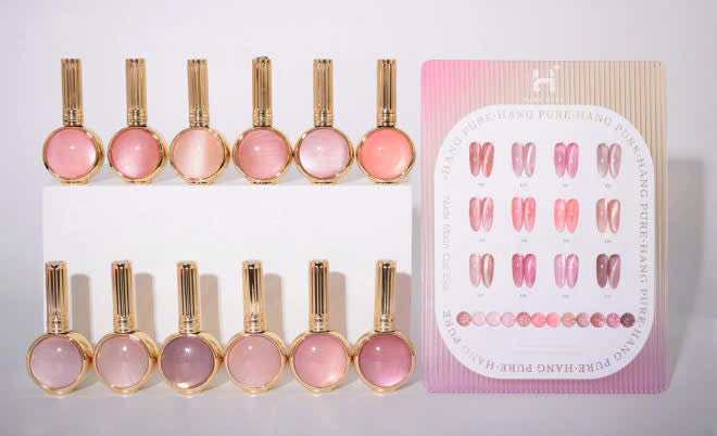 Hang Pure Nude Moon Cat Eye Gel - 12 Colors ( #199 - 210 )