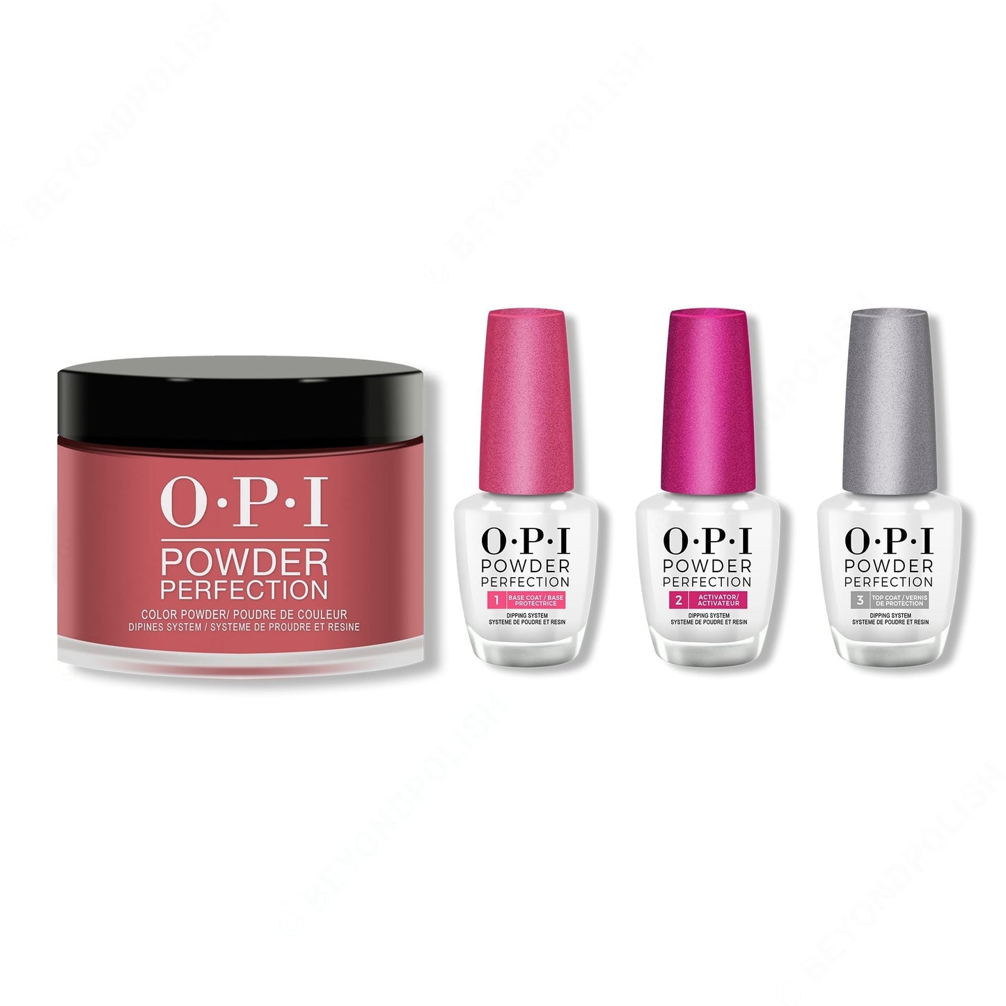 OPI - Dip Powder Combo - Liquid Set & Got The Blues For Red