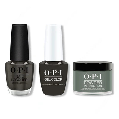 OPI - Gel, Lacquer & Dip Combo - Suzi the First Lady of Nails