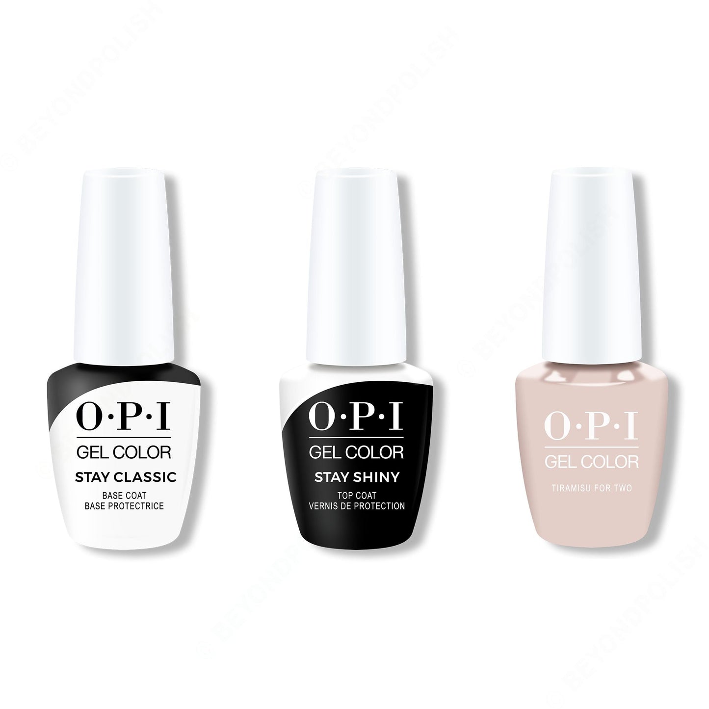 OPI - GelColor Combo - Stay Classic Base, Shiny Top & Tiramisu for Two