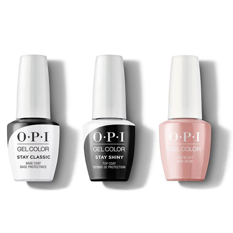 OPI - GelColor Combo - Stay Classic Base, Shiny Top & Youve Got Nata On Me