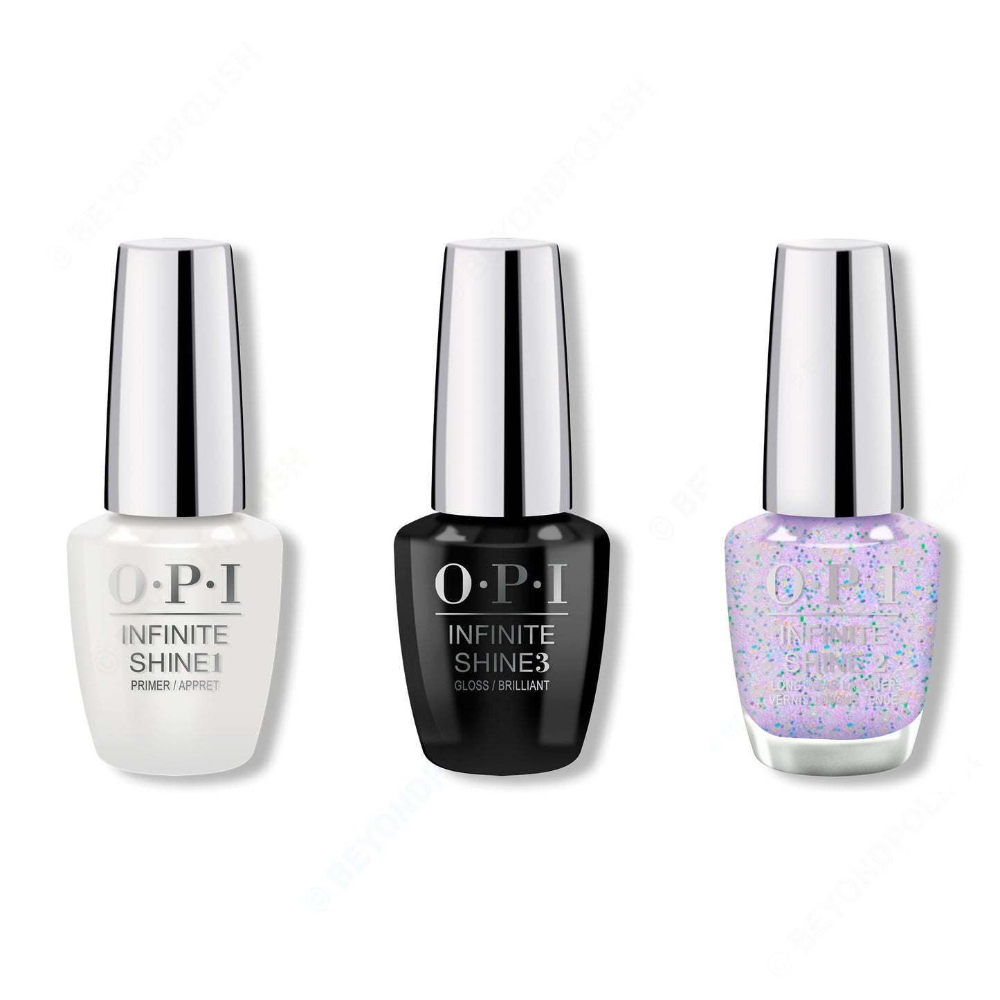 OPI - Infinite Shine Combo - Base, Top & Put On Something Ice