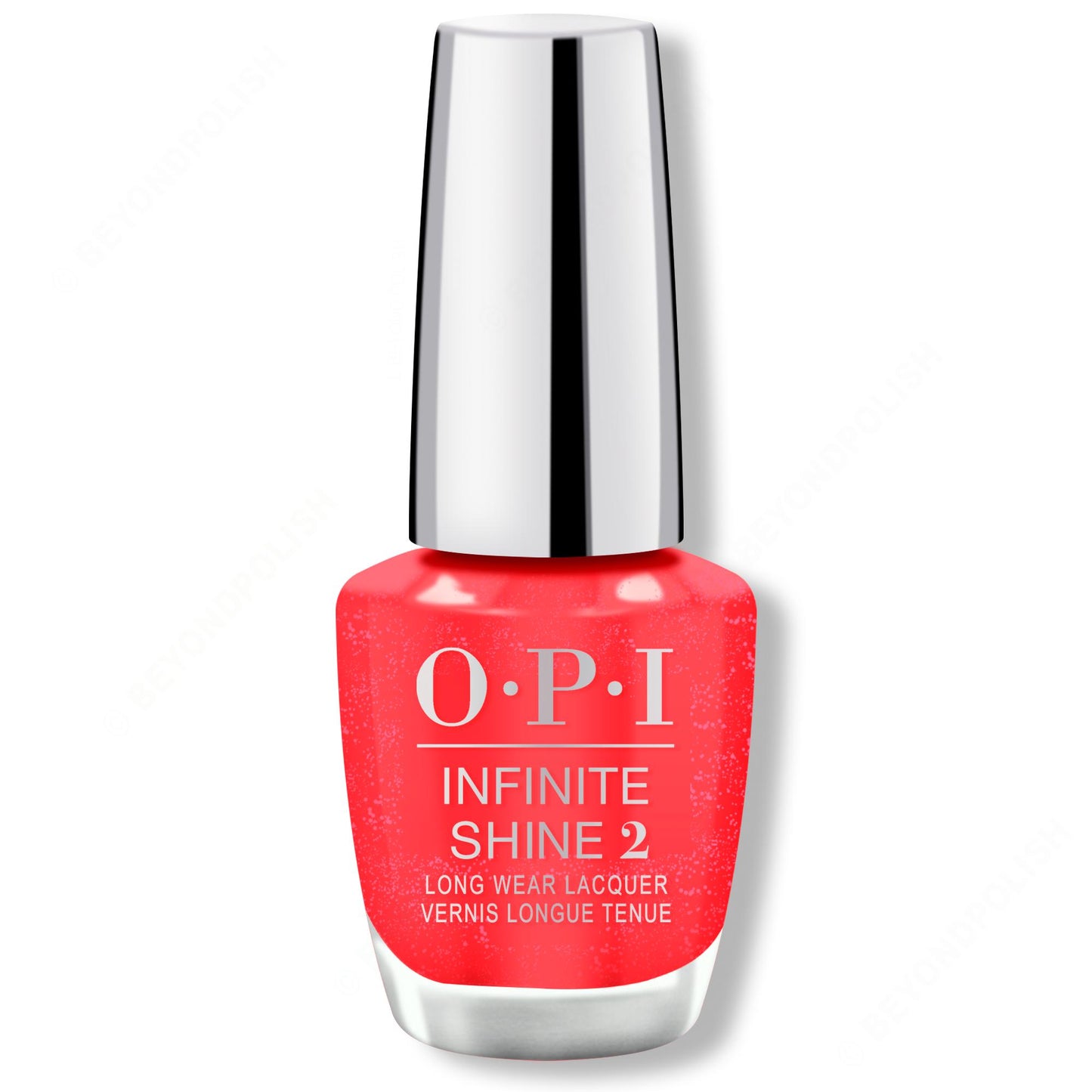 OPI Infinite Shine - Left Your Texts On Red - #ISLS010