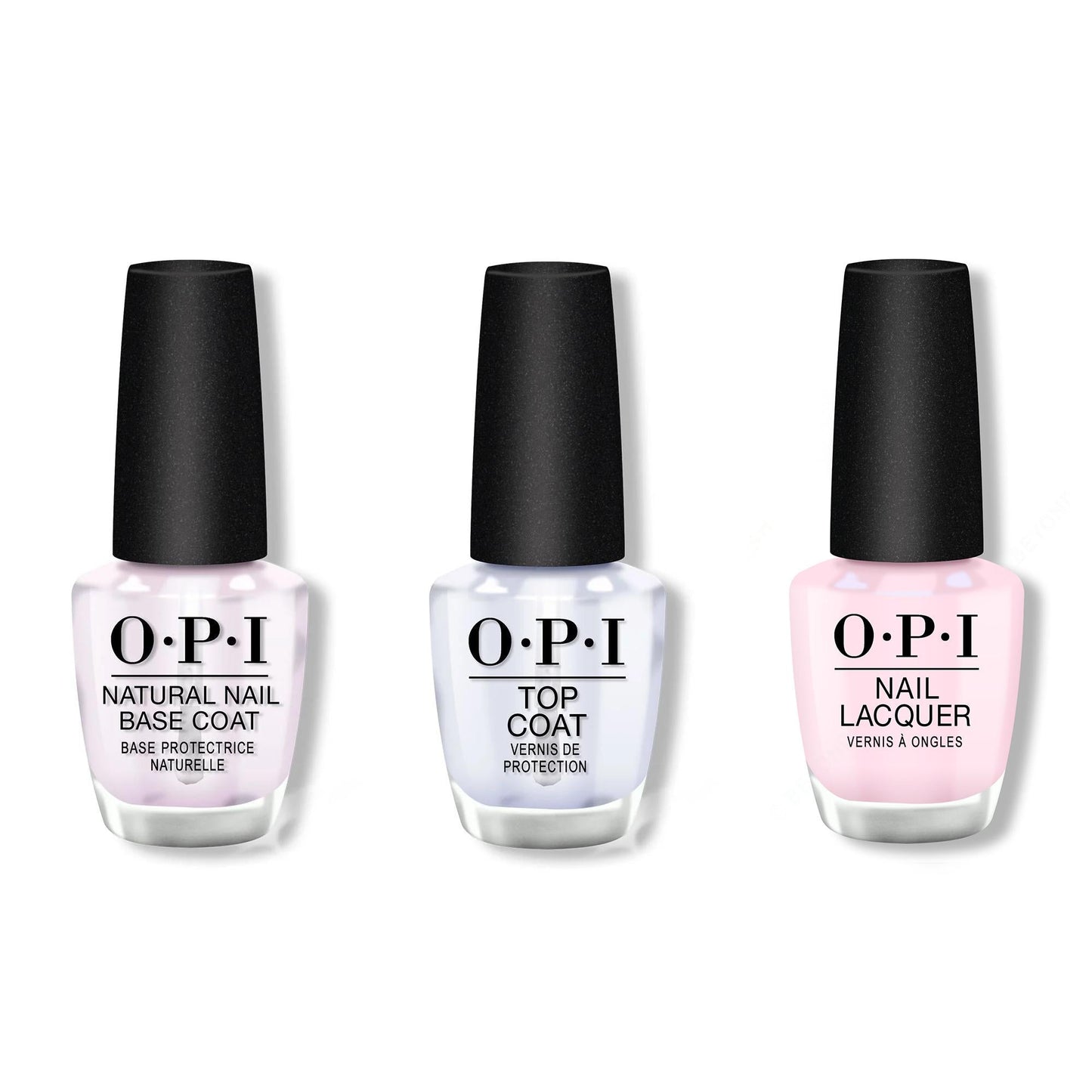 OPI - Nail Lacquer Combo - Base, Top & Baby, Pink Again