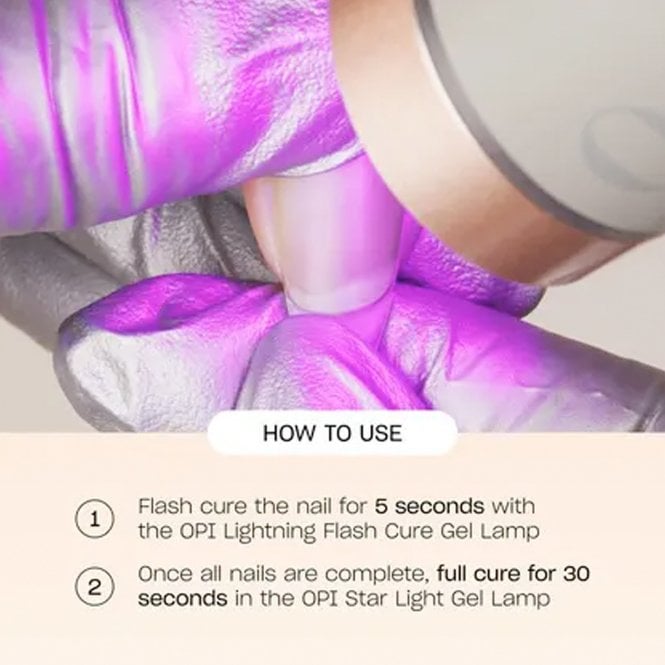 OPI GelColor GELevate Soft Gel Lightning Flash Cure Gel Lamp