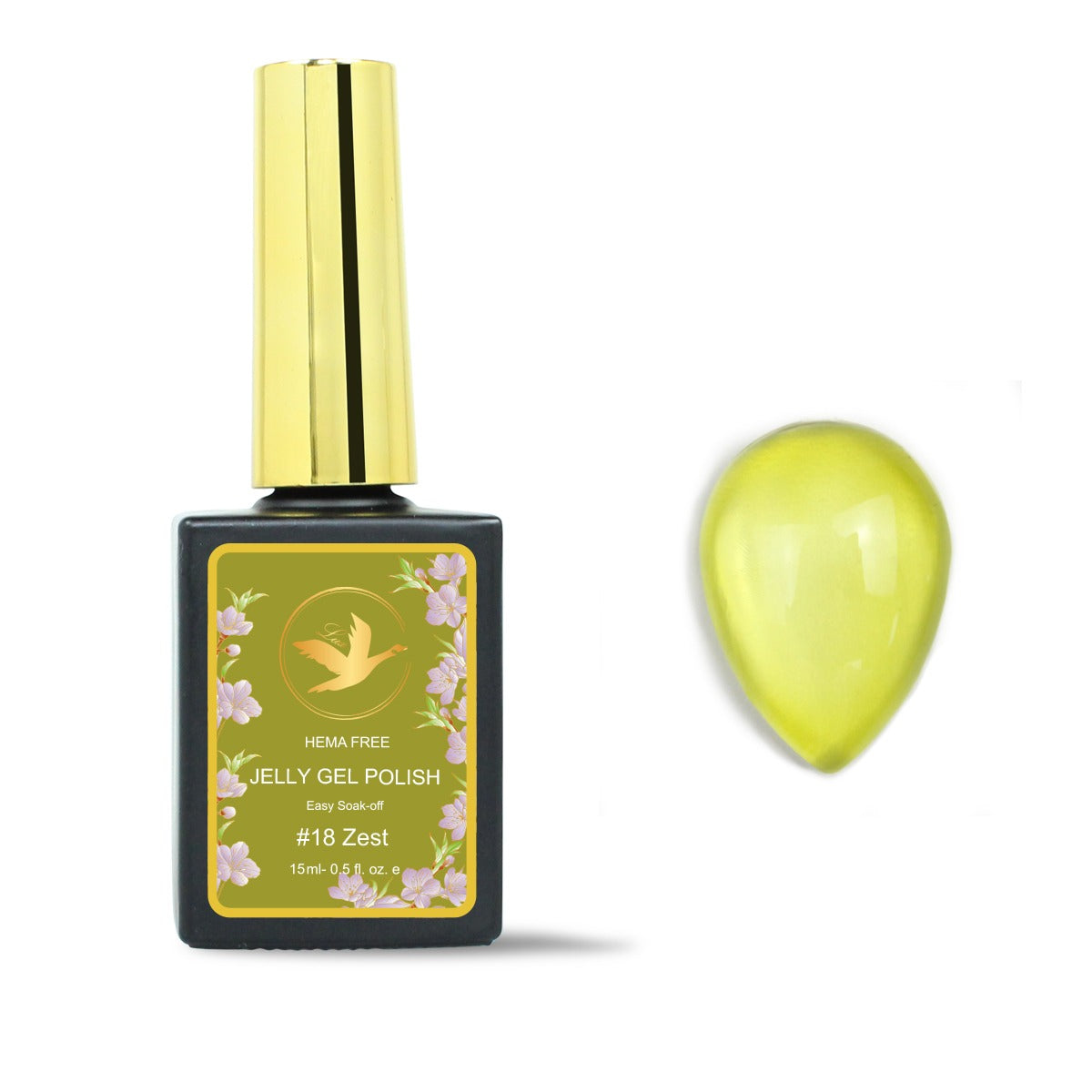 Jelly Glass Gel Polish – #18 Zest
