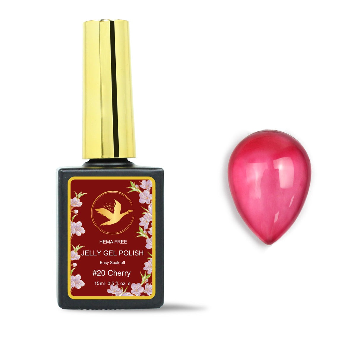 Jelly Glass Gel Polish – #20 Cherry