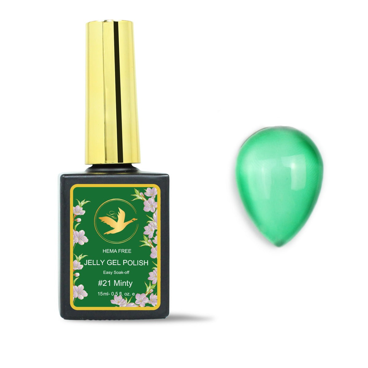 Jelly Glass Gel Polish – #21 Minty