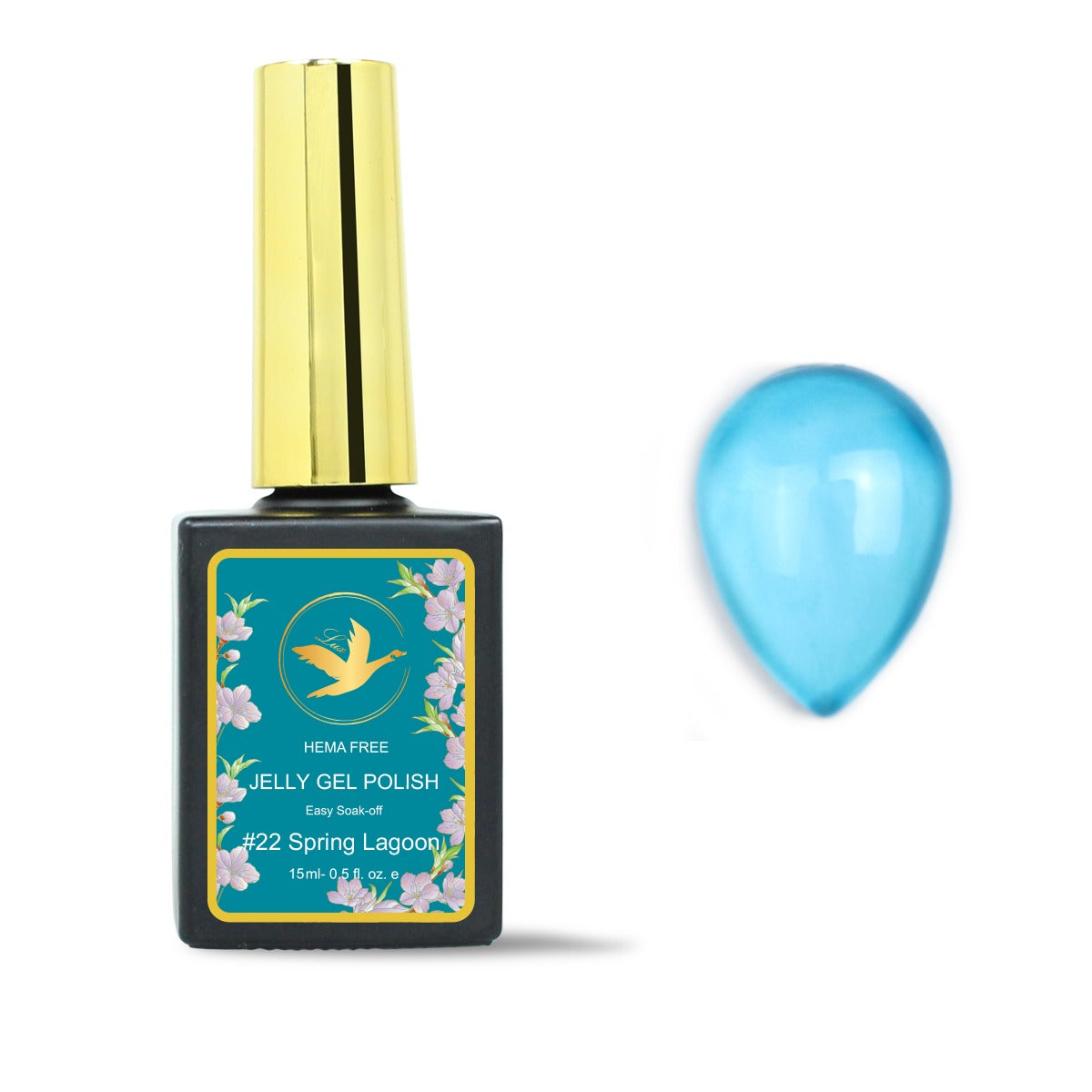 Jelly Glass Gel Polish – #22 Spring Lagoon