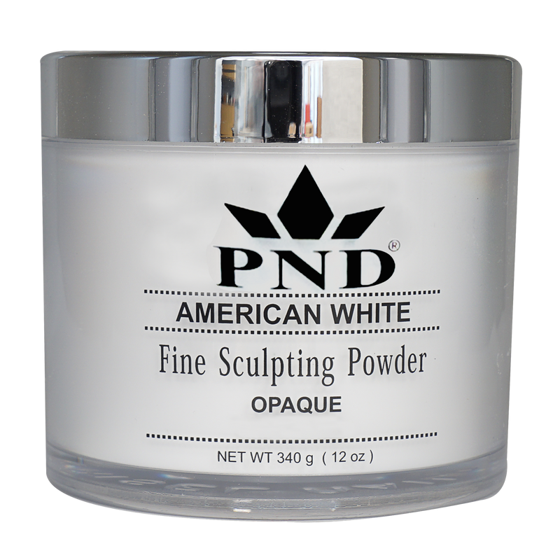 PND Acrylic Powder (Fine Sculpting Powder) - American White 12oz