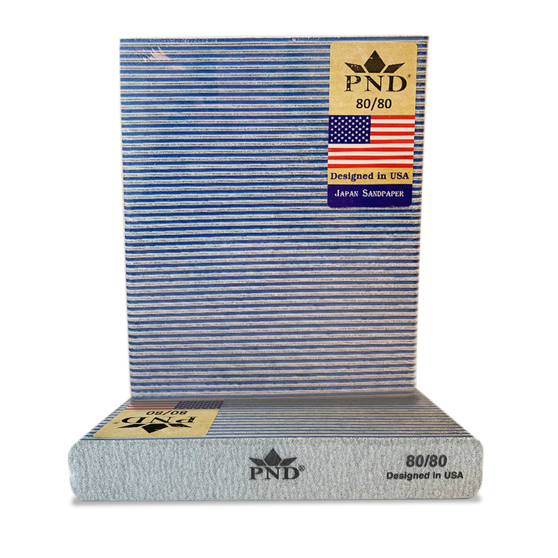 PND Premium Zumbo Files Pack/50pcs - Zebra-Blue/Pink, Grit Options