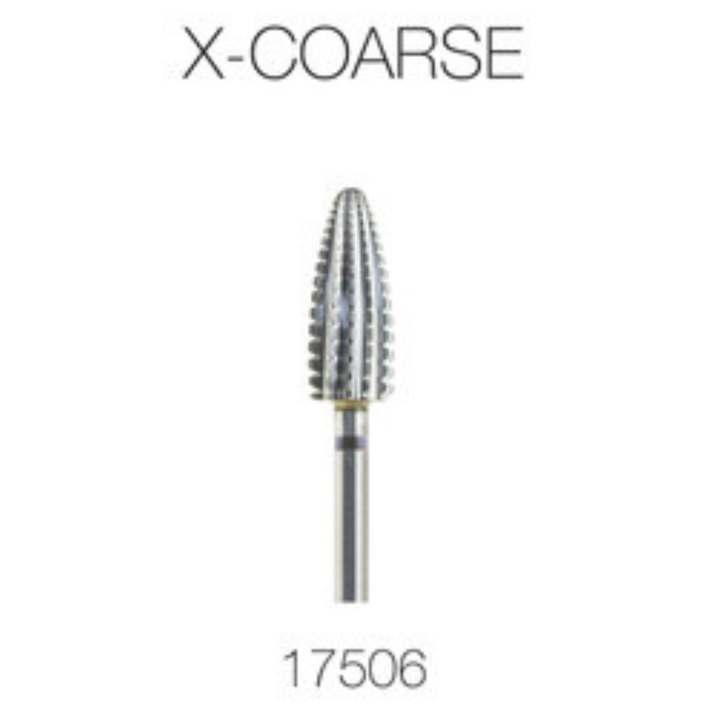 PND CARBIDE BIT - CONE ROUND TOP 3/32" X-COARSE/BLACK (17506)