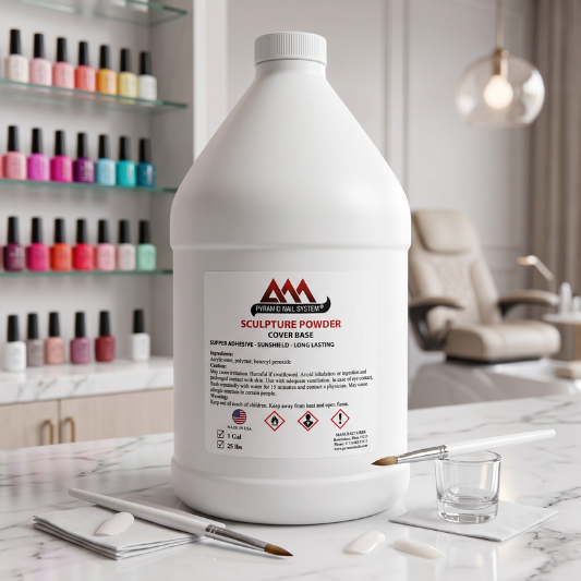 Pyramid cover base (best for dip and acrylic clear) long last | 1 gal (6lb)