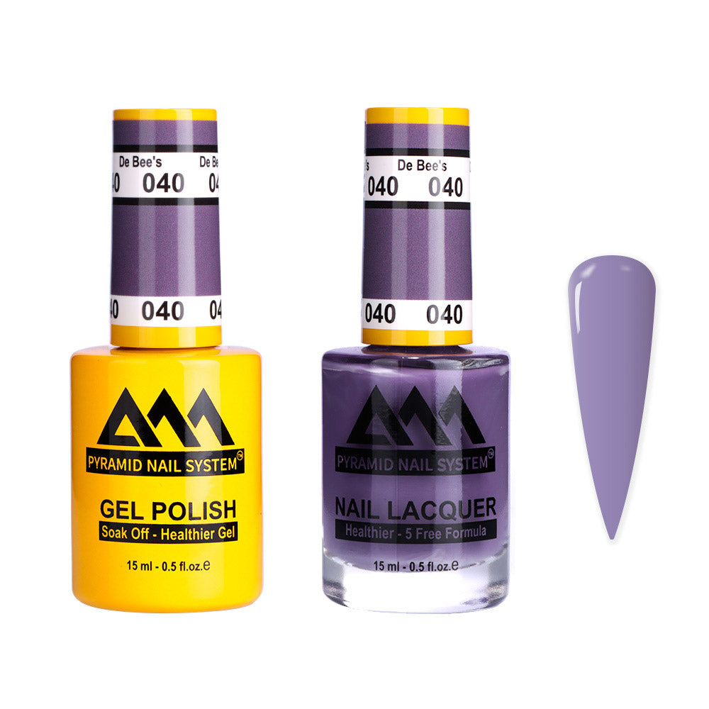 Pyramid 0.5oz, DE BEE'S Collection, Super Matching Duo, #040