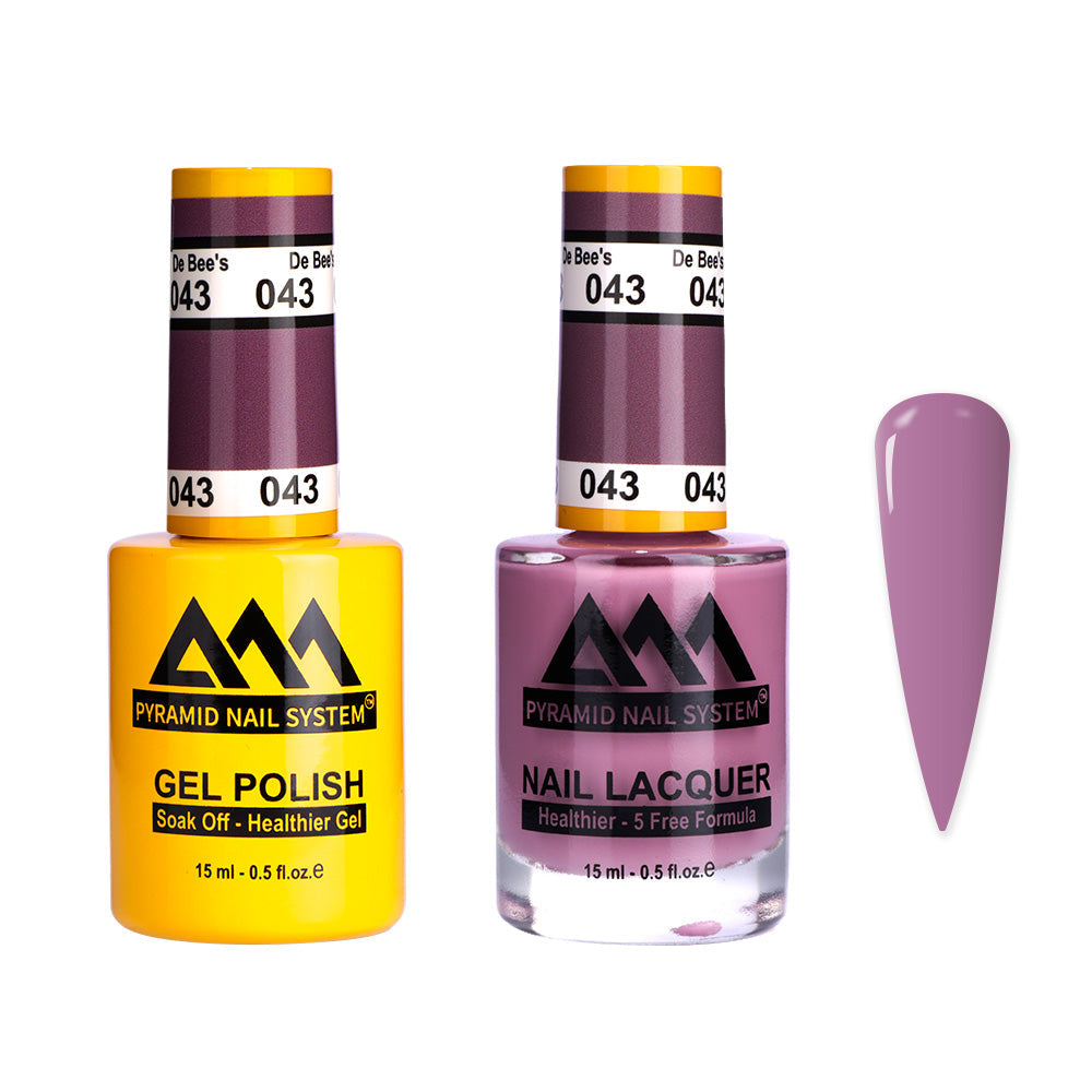 Pyramid 0.5oz, DE BEE'S Collection, Super Matching Duo, #043
