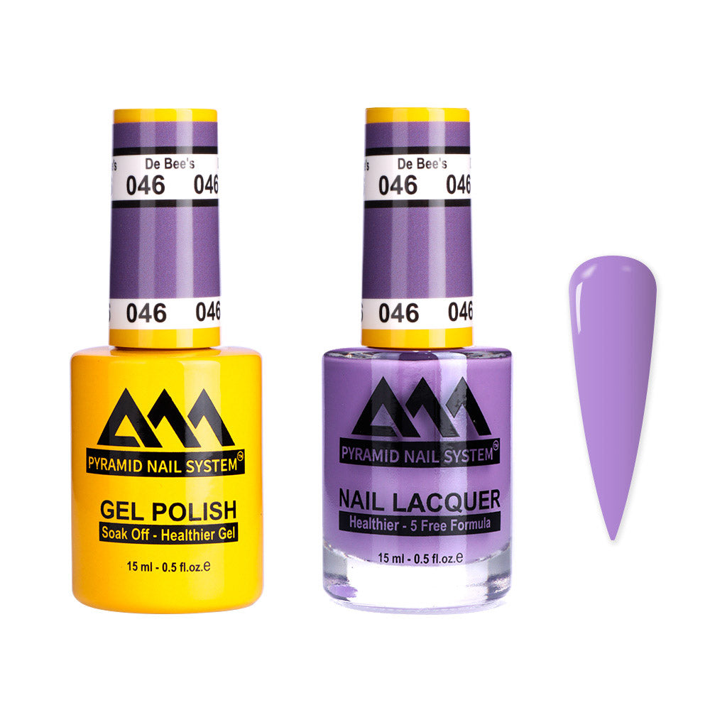 Pyramid 0.5oz, DE BEE'S Collection, Super Matching Duo, #046