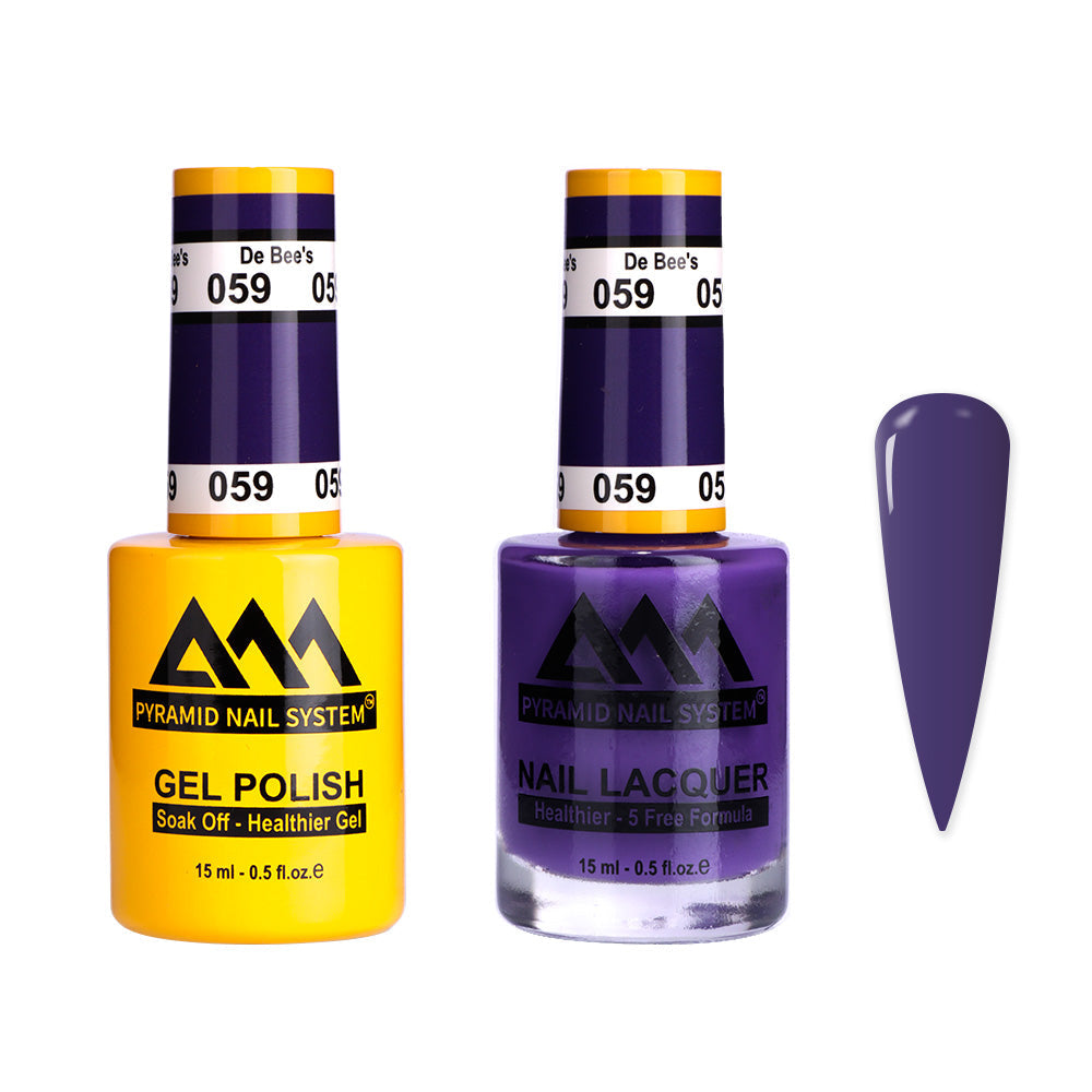 Pyramid 0.5oz, DE BEE'S Collection, Super Matching Duo, #059