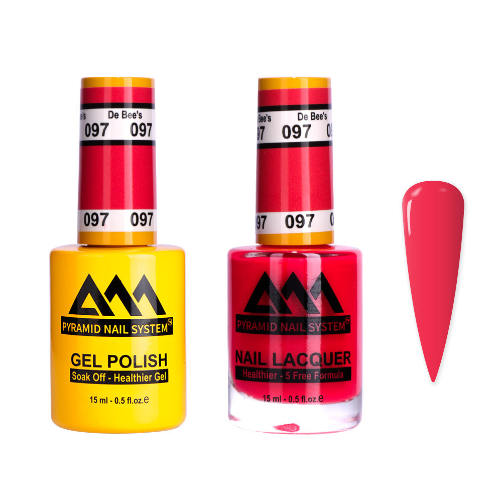 Pyramid 0.5oz, DE BEE'S Collection, Super Matching Duo, #097