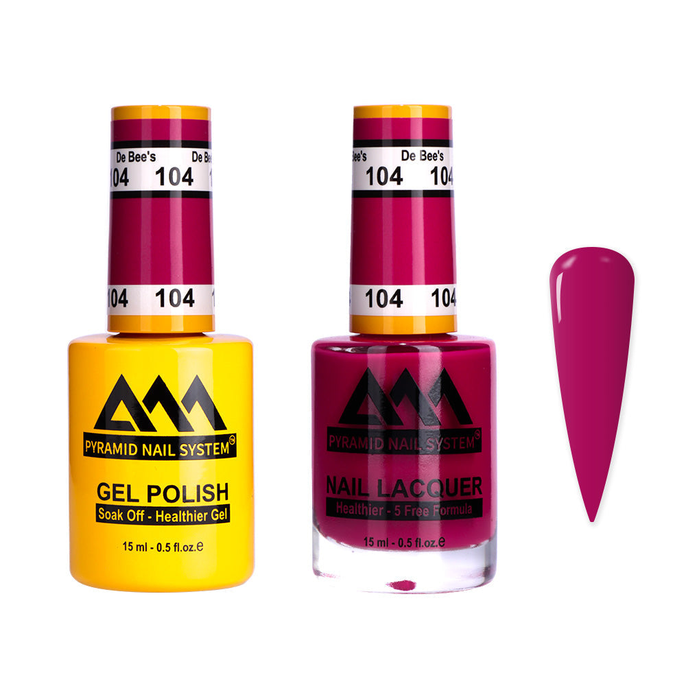 Pyramid 0.5oz, DE BEE'S Collection, Super Matching Duo, #104
